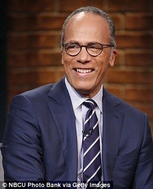 Lester Holt NBC News anchor Lester Holt congratulates his son on new job Daily