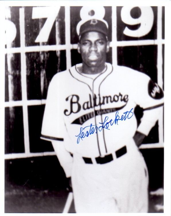 Lester Lockett Lester Lockett autographed Baltimore Elite Giants 8x10 photo