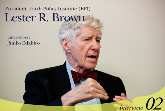 Lester R. Brown Lester R Brown 5 Interview Institute for Studies in