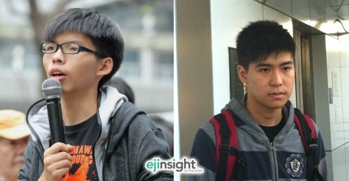 Lester Shum Joshua Wong Lester Shum arrested in Mong Kok