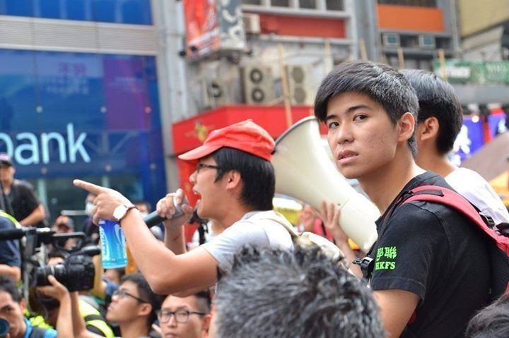 Lester Shum Student Leaders Joshua Wong amp Lester Shum Arrested in Mong Kok