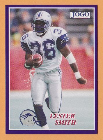 Lester Smith (Canadian football) Lester Smith CFL card 1995 Jogo 17 Baltimore Stallions The Citadel