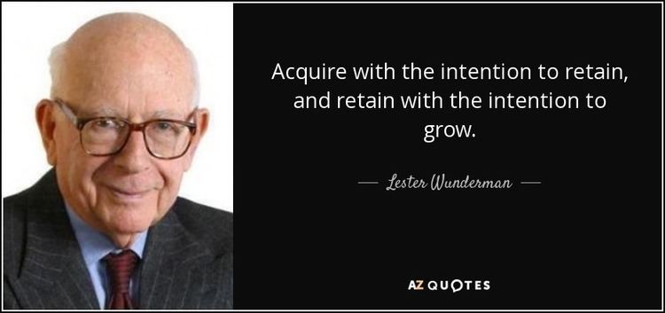 Lester Wunderman TOP 5 QUOTES BY LESTER WUNDERMAN AZ Quotes