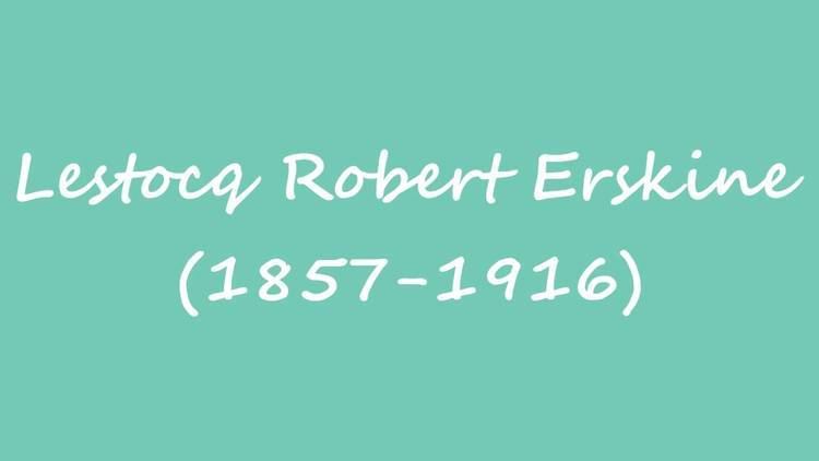 Lestocq Robert Erskine OBM Tennis Player Lestocq Robert Erskine 18571916 YouTube