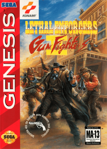 Lethal Enforcers II: Gun Fighters Lethal Enforcers II Gun Fighters USA ROM lt Genesis ROMs