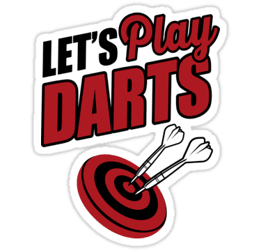 Let's Play Darts Let39s play dartsquot Stickers by nektarinchen Redbubble