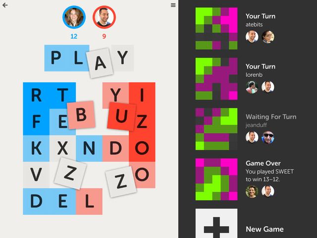Letterpress (video game) Mobile Game of the Week Letterpress iOS Games Reviews