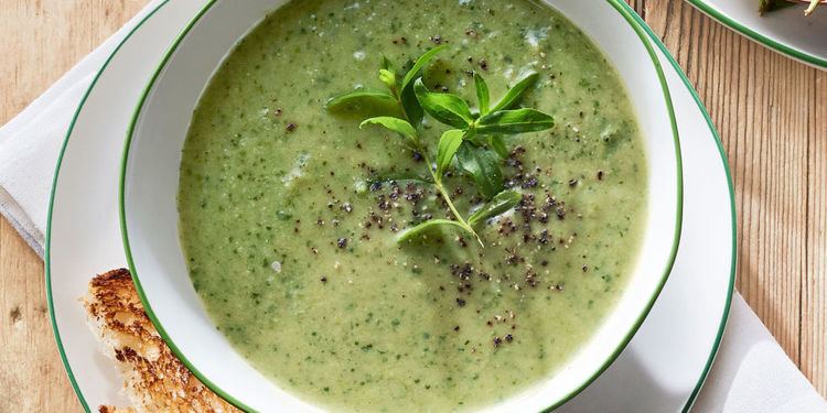 Lettuce soup Snap PeaandLettuce Soup