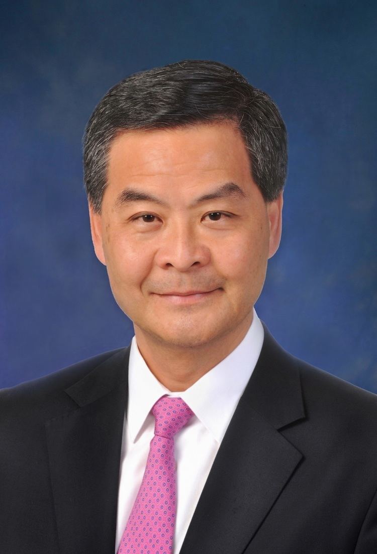 Leung Chun-ying Joint Business Community Luncheon with Chief Executive