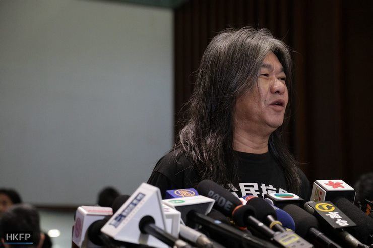 Leung Kwok-hung Lawmaker Long Hair Leung Kwokhung considers joining Hong Kong