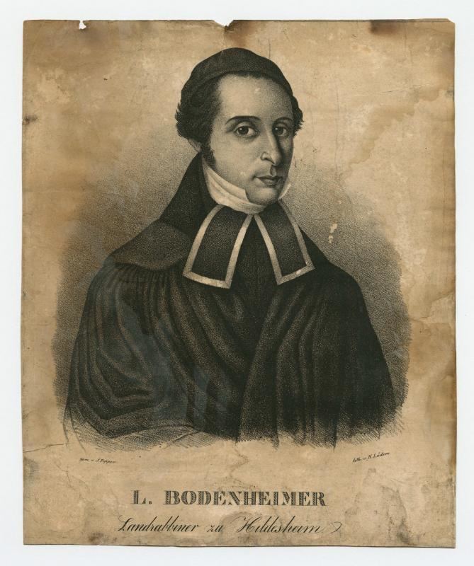 Levi Bodenheimer Portrait of Levi Bodenheimer Rabbi of Hildesheim The Edythe