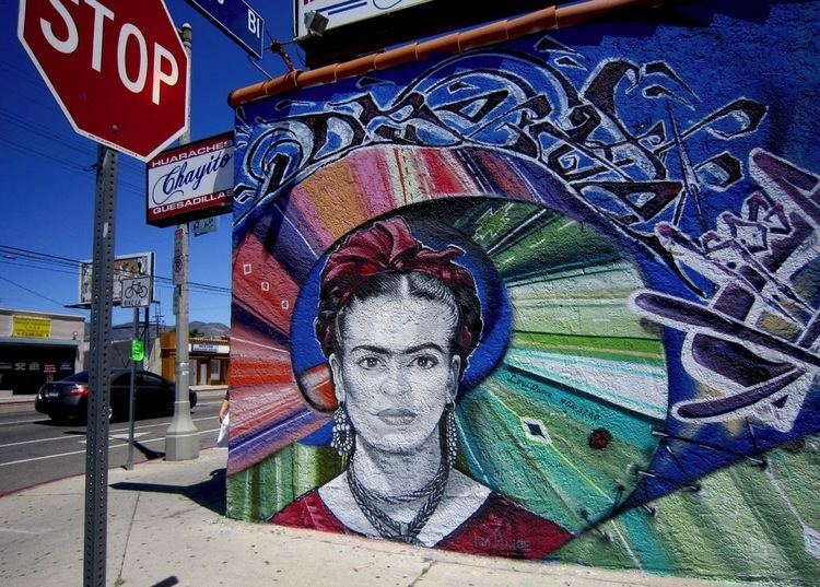 Levi Ponce The Museum of the San Fernando Valley MURAL STAR RISES IN THE NE