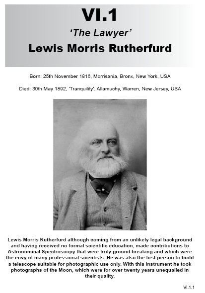 Lewis Morris Rutherfurd 1 Lewis Morris Rutherfurd