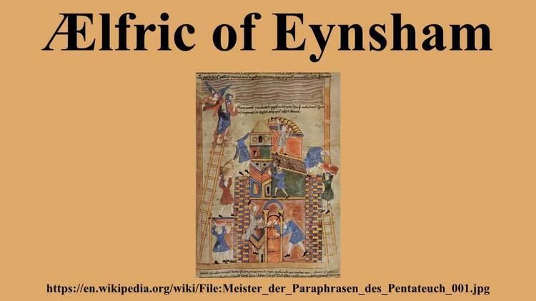 Ælfric of Eynsham lfric of Eynsham YouTube