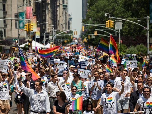 LGBT Pride March (New York City) NYC pride parade to allow Catholics39 antigay banner
