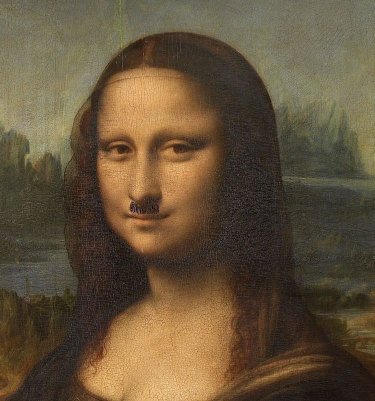 L.H.O.O.Q. FileLeonardo da Vinci Mona Lisa la joconde LHOOQ versus moustache