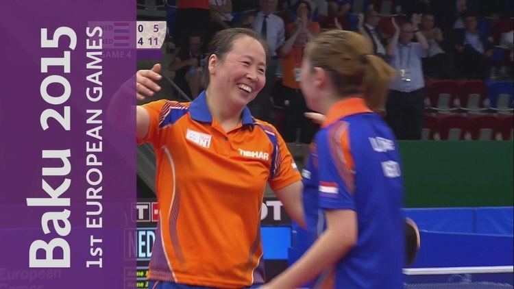 Li Jiao (table tennis) Li Jiao wins Gold in an all Dutch final Table Tennis Baku 2015