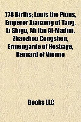 Li Shigu 778 Births Louis the Pious Emperor Xianzong of Tang Li Shigu Ali