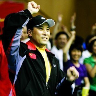 Li Yongbo Coach thrilled at exuberant high five chinaorgcn