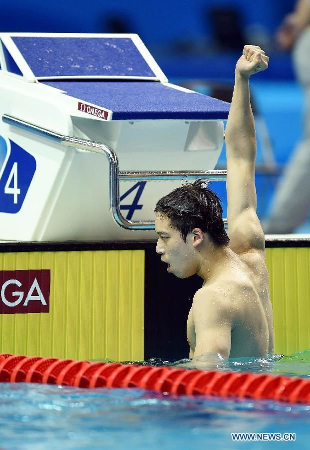 Li Zhuhao Li Zhuhao of China wins gold of men39s 100m butterfly