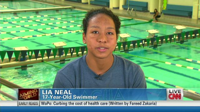 Lia Neal NYC teen Lia Neal on swimming into history as second African