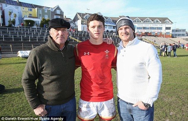Liam Botham Sir Ian Botham watches his grandson Jims international Wales rugby