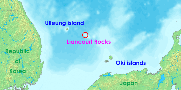 Liancourt Rocks dispute