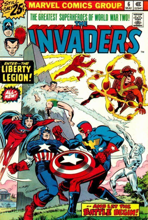 Liberty Legion The Invaders Comic The Invaders versus the Liberty Legion Now
