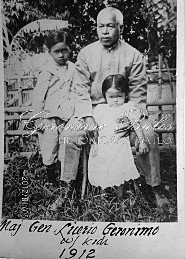 Licerio Gerónimo Major General Licerio Geronimo 1912 Ako Ay Taga San Mateo Rizal