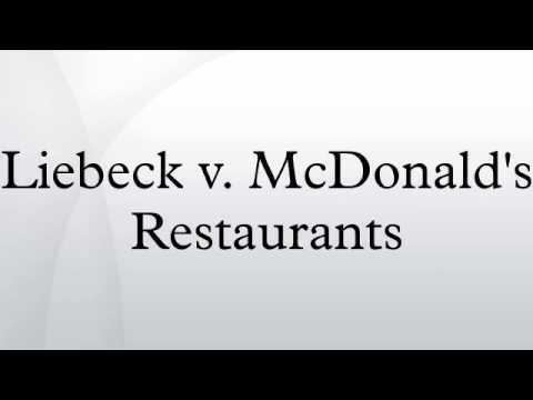 Liebeck v. McDonald's Restaurants Liebeck v McDonald39s Restaurants YouTube