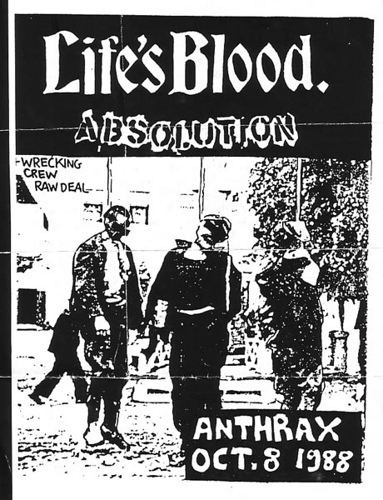 Life's Blood Life39s Blood Absolution punk hardcore flyer Life39s Blood Flickr