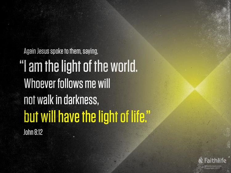 Light of the World John 812