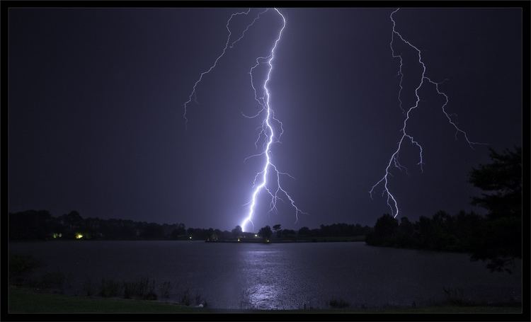 Lightning Over Water Extreme Lightning Over Water Amazingly I shot this lightni Flickr