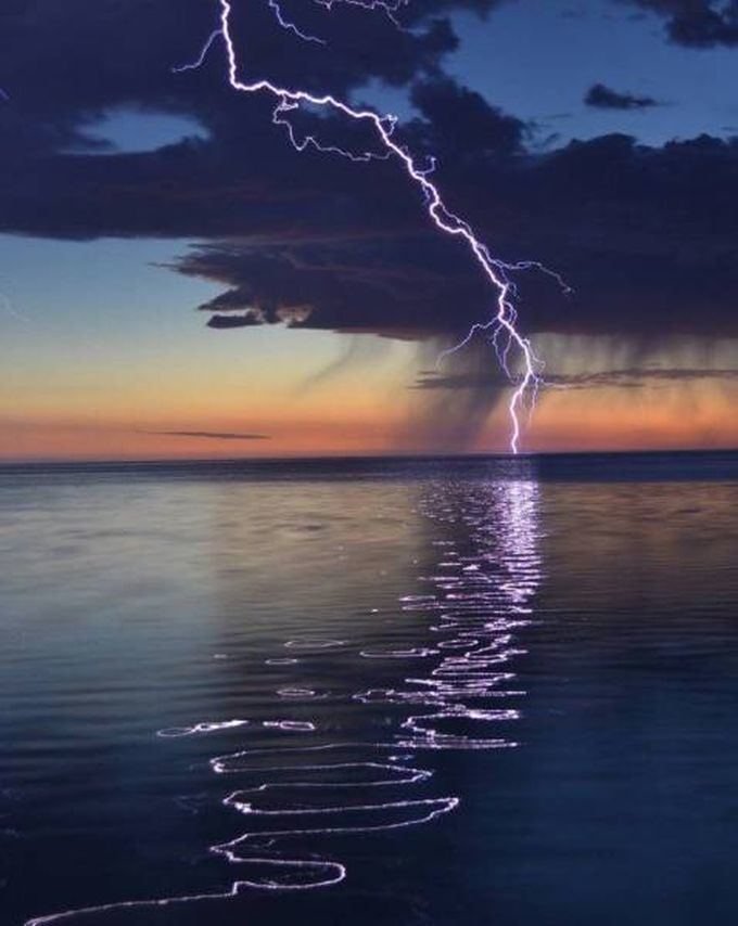 Lightning Over Water Reflection Of Lightning Over Water JustPost Virtually entertaining