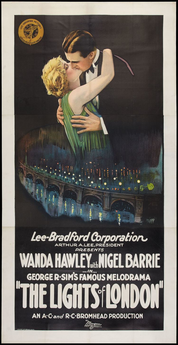 Lights of London (1923 film) 1923 THE LIGHTS OF LONDON Charles Calvert Cine Pinterest
