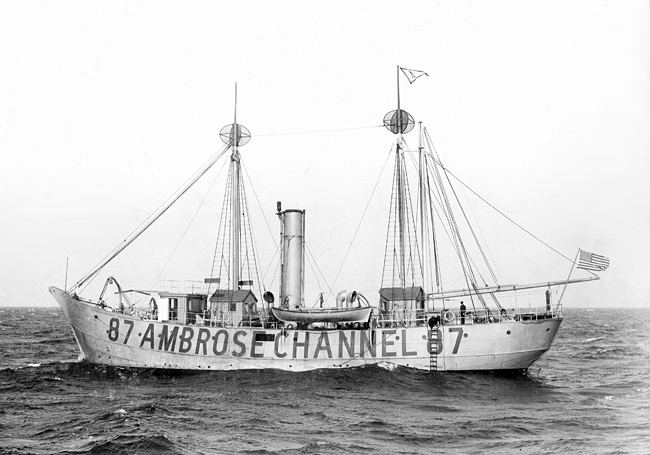Lightship Ambrose Lightship Ambrose LV 87WAL 512 Lighthouse New York at