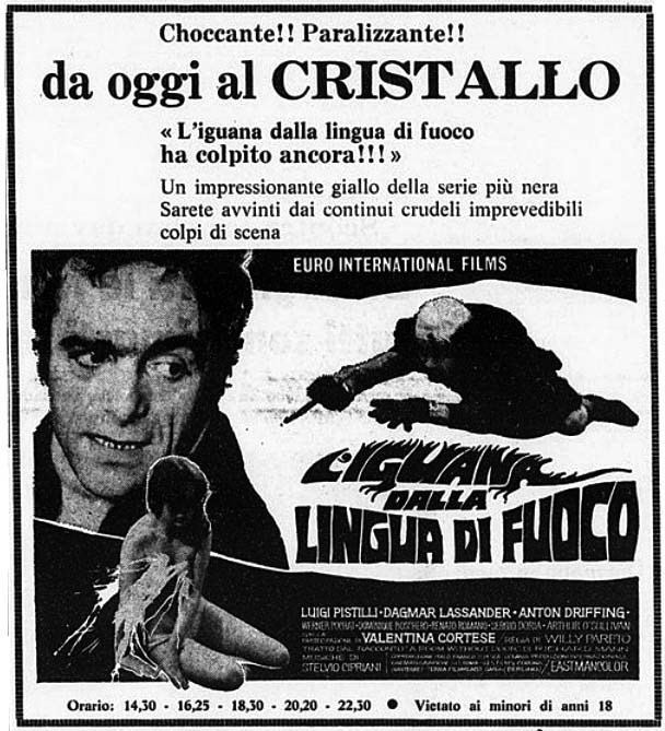 L'iguana dalla lingua di fuoco L39iguana dalla lingua di fuoco 1971 IPMP Italian Pulp Movie