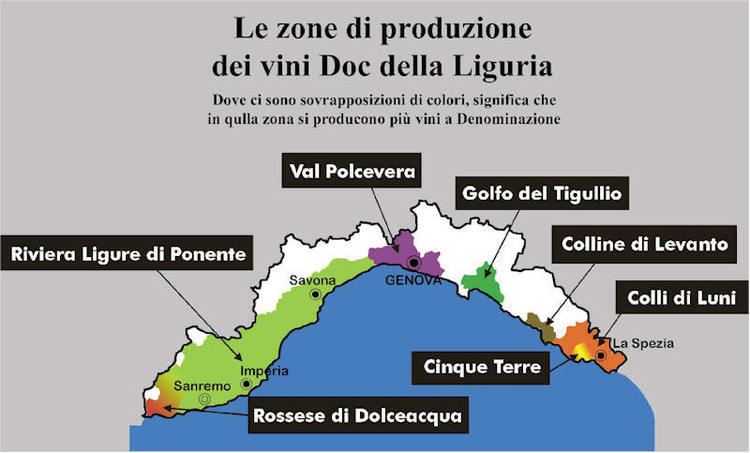 Liguria wine Wine Country Maps on Rick39s WineSite McNeesorgwinesite