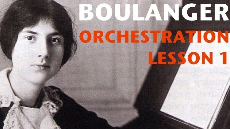 Lili Boulanger Orchestration Lesson Lili Boulanger Part 1 YouTube