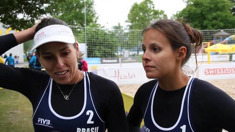 Liliane Maestrini Liliane Maestrini and Carolina Horta reaction after wining