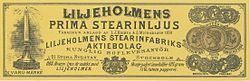 Liljeholmens Stearinfabriks AB httpsuploadwikimediaorgwikipediacommonsthu