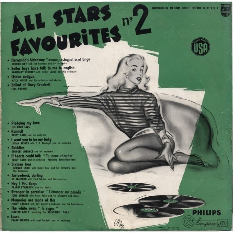 Lillian Briggs All stars favourite n 2 by Various Lillian Briggs Pierre Okley