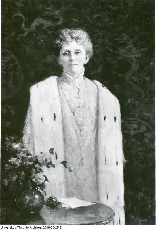 Lillian Massey Treble Painted portrait of Lillian Massey Treble Heritage U of T