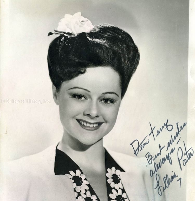 Lillian Porter Lillian Porter Inscribed Photograph Signed Autographs