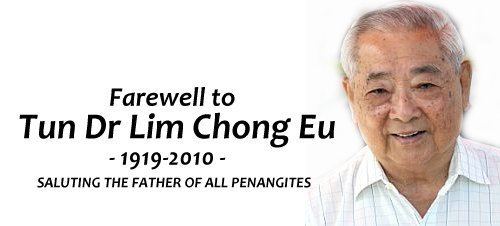 Lim Chong Eu Lim Chong Eu Tribute 19192010 Father of Modern Penang