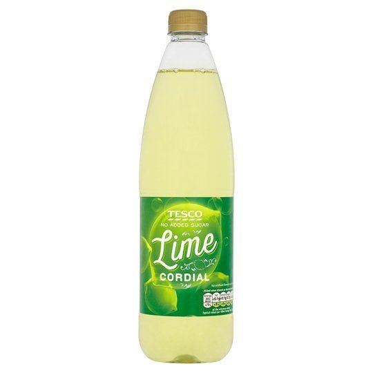 Lime cordial Tesco Lime Cordial 1L Groceries Tesco Groceries