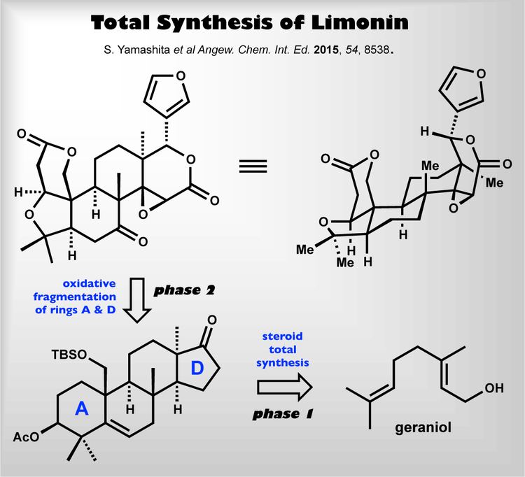 Limonin modern steroid science The First Chemical Synthesis of Limonin