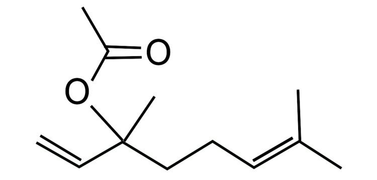 Linalyl acetate FileLinalyl acetate 2svg Wikimedia Commons