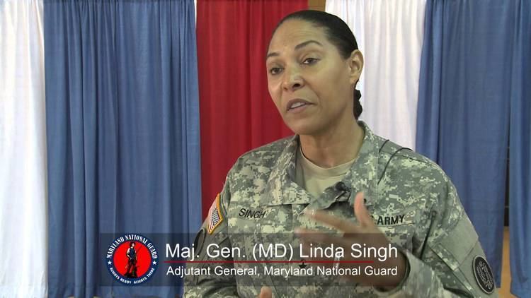 Linda L. Singh Maj Gen Linda Singh takes command YouTube