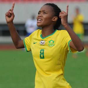 Linda Motlhalo Banyana Cameroon share spoils SuperSport Football